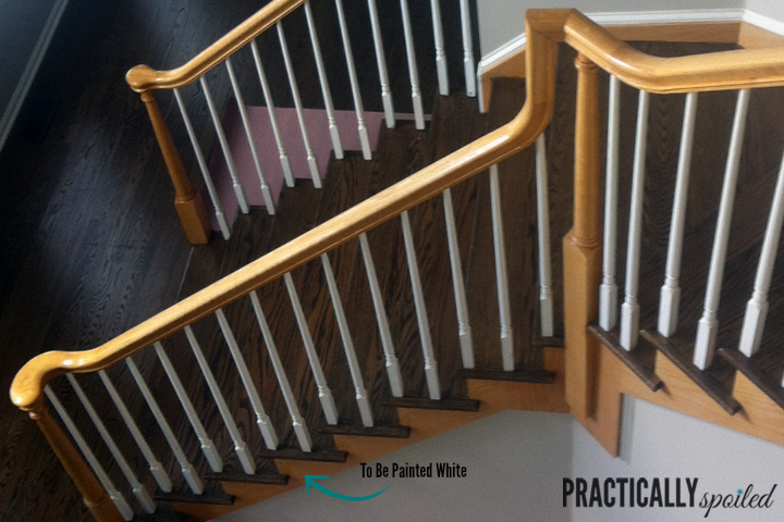 How To Gel Stain Ugly Oak Banisters