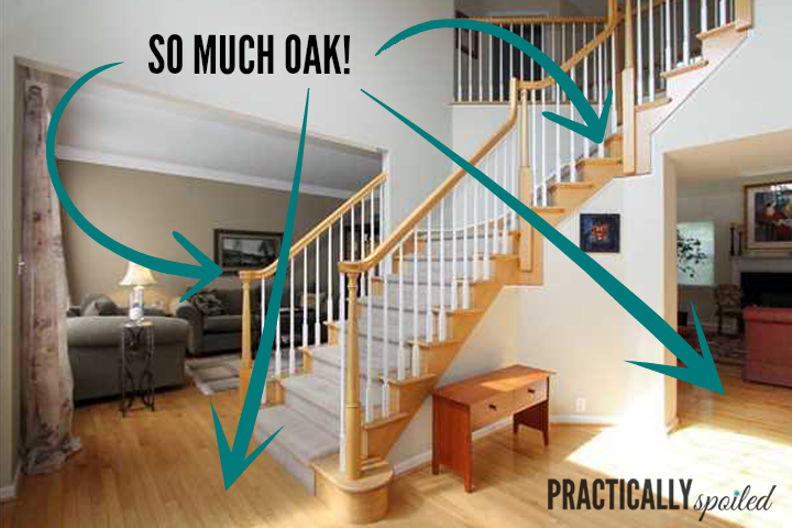 How To Gel Stain Ugly Oak Banisters