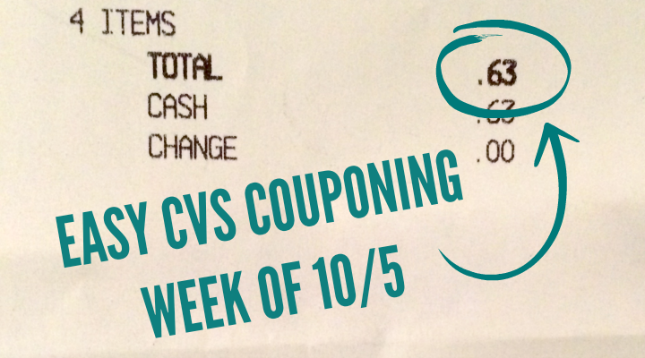 Easy CVS Couponing Week of 10/5 - practicallyspoiled.com