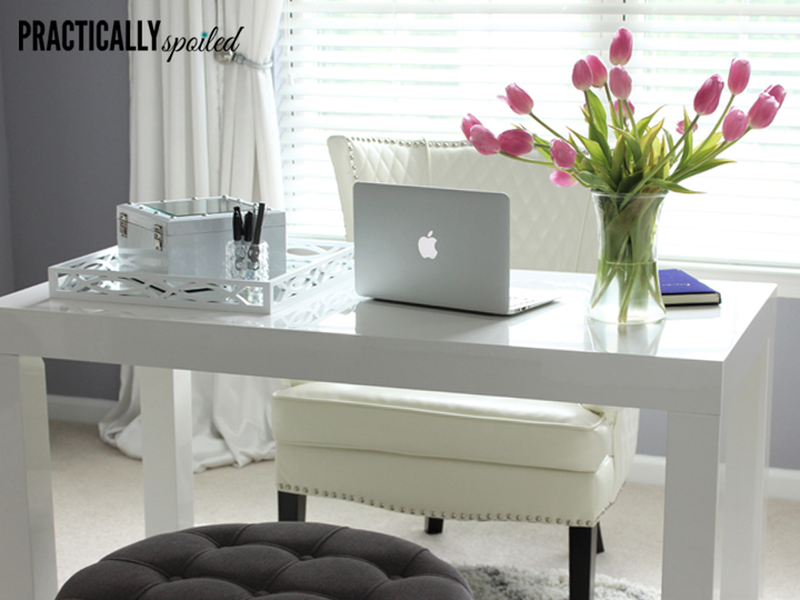 My Practical Yet Spoiled Office Tour - practicallyspoiled.com