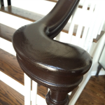 How to Gel Stain (ugly) Oak Banisters - practicallyspoiled.com