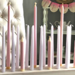 DIY Easy Wooden Birthday Taper Candle Holder - practicallyspoiled.com